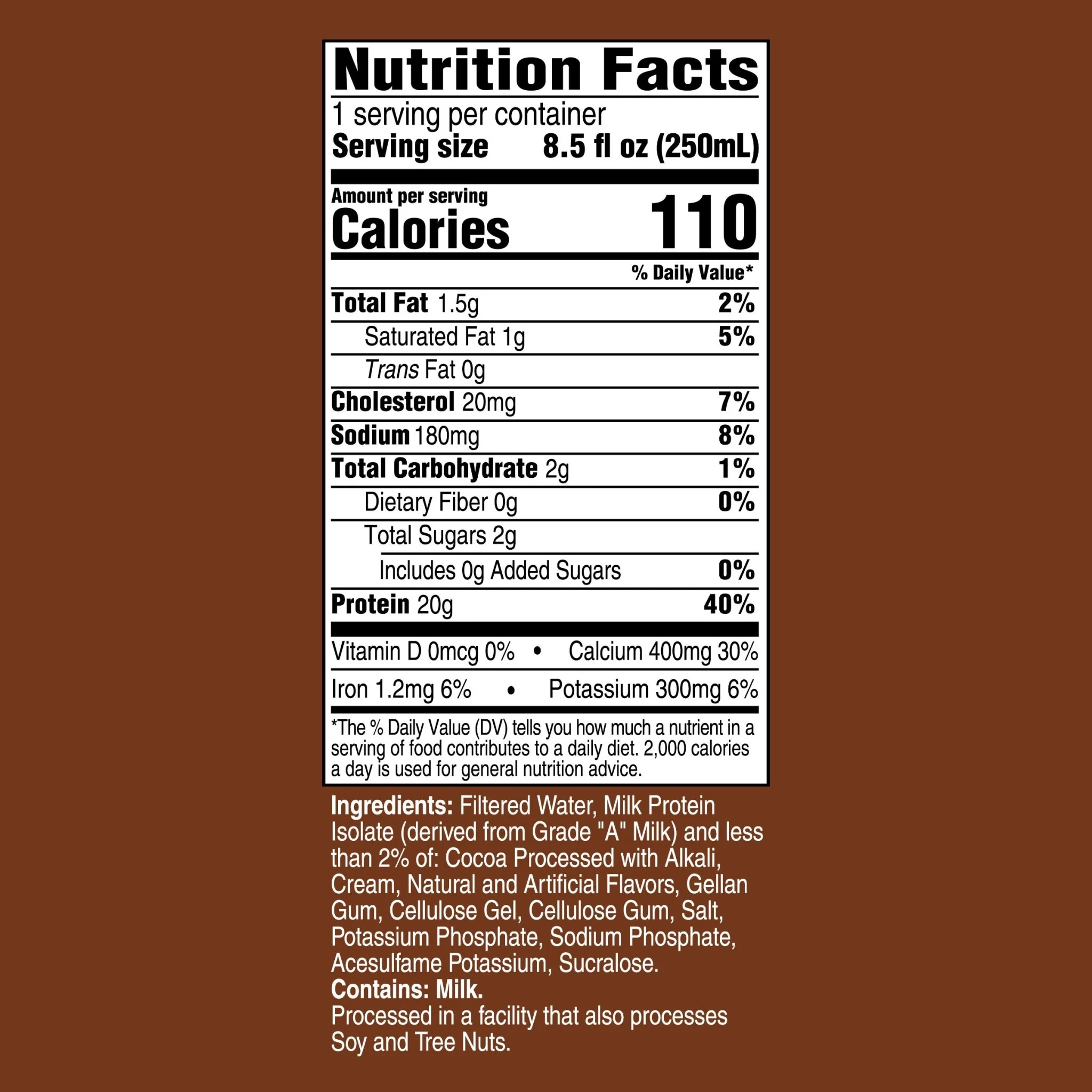 Unjury Rich Chocolate High Protein Shake - Ready To Drink (12 Pack) - Image 3